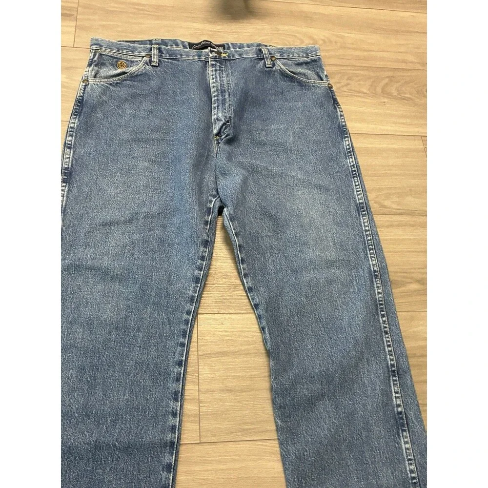 Wrangler Jeans Men's 40x30 George Strait Cowboy Cut Blue Rodeo Ridding